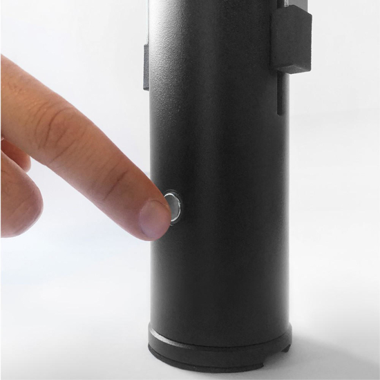 Lampada da tavolo portatile senza fili linea light camping bianca