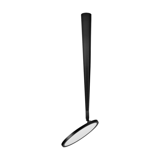 Lampada da soffitto plafoniera nera spot disco orientabile