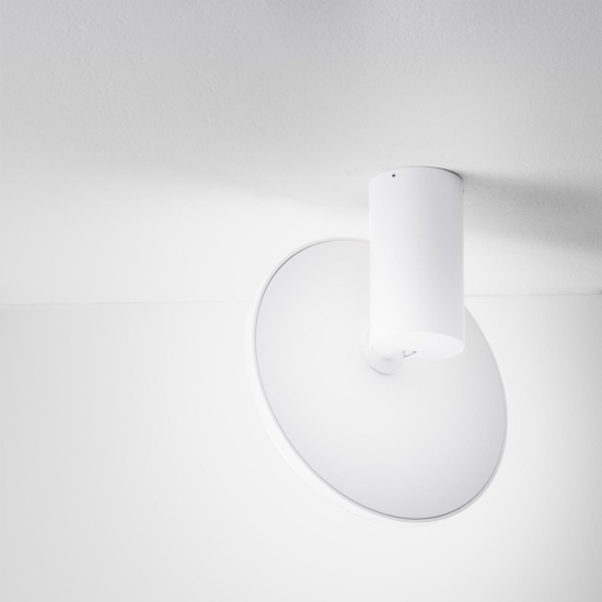 Faretto led 14w 3000k bianco da soffitto orientabile