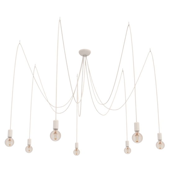 Lampadario pendenti moderno bianco per soggiorno