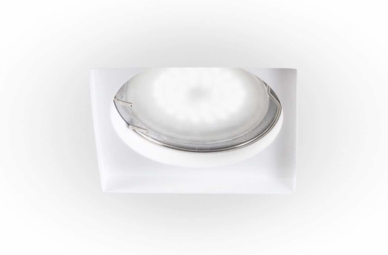 Faretto da incasso a soffitto quadrato di gesso gu10 220v