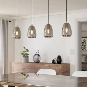 Eglo alobrase lampadario moderno per tavolo soggiorno