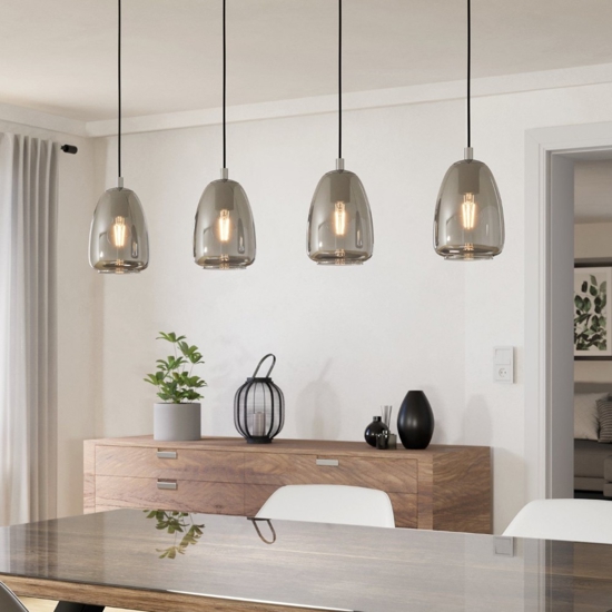 Eglo alobrase lampadario moderno per tavolo soggiorno