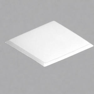 Faretto di gesso quadrato con vetro da incasso a soffitto