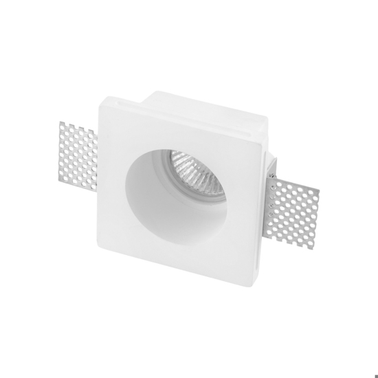 Faretto da incasso di gesso rotondo a soffitto gu10