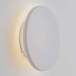 Applique da esterno disco led 7w 3000k bianco