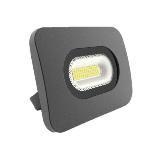 Faro nero da esterno 50w 4000k orientabile ip65