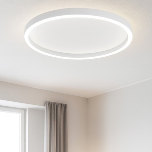 Gea luce aela bianco plafoniera led 60w 3000k 4000k rotonda