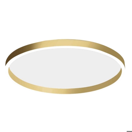 Gea luce aela p-m oro plafoniera per camera da letto led 60w 3000k 4000k