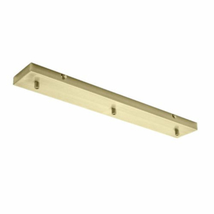 Rosone a binario 3 punti luce ottone metallo gea luce