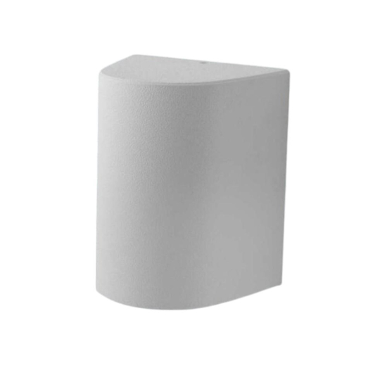 Applique da esterno aosta bianca anti corrosione top light ip55