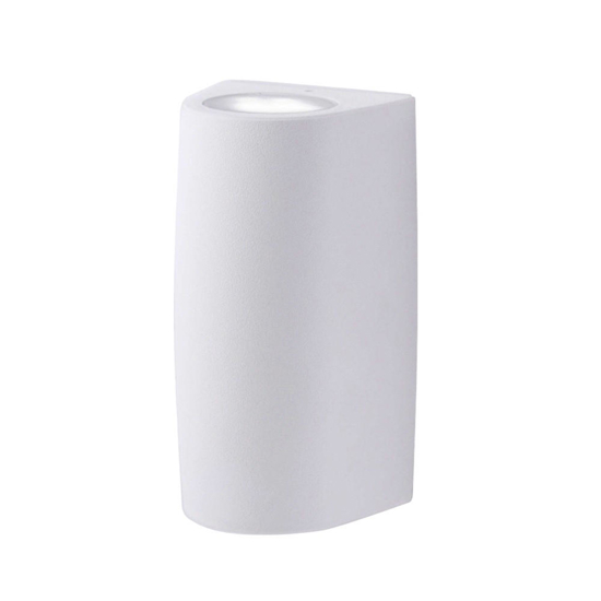 Top light applique aosta bianca da esterno bi emissione ip55