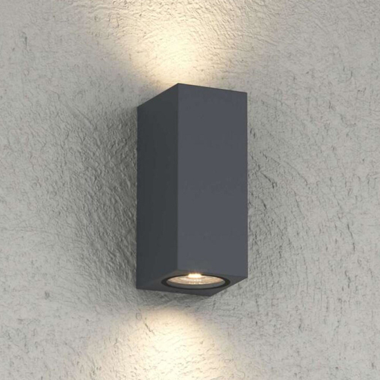 Top light atene applique da esterno moderna antracite ip65