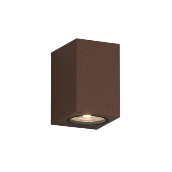 Applique corten da esterno moderna top light atene ip65