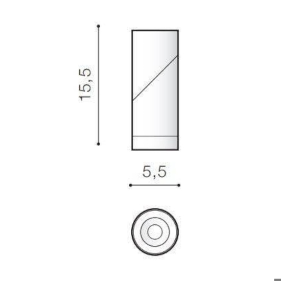 Faretto spot orientabile nero da soffitto per cucina