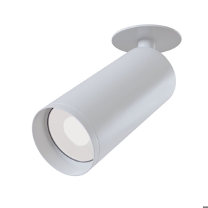 Maytoni faretto da incasso focus cilindro bianco orientabile