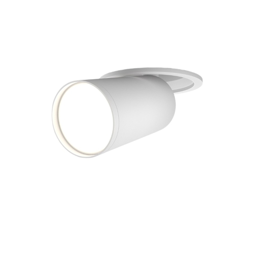 Maytoni faretto focus bianco cilindro orientabile da incasso a soffitto