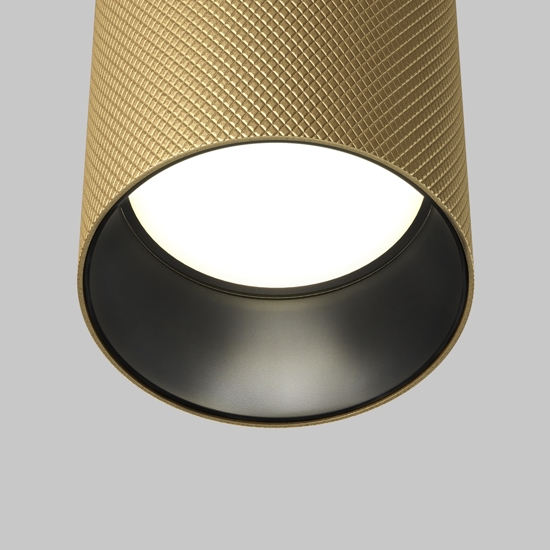 Maytoni artisan faretto da soffitto cilindro oro satinato