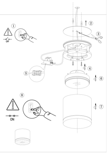 Maytoni plafoniera da bagno pauline mini rotonda nera ip44