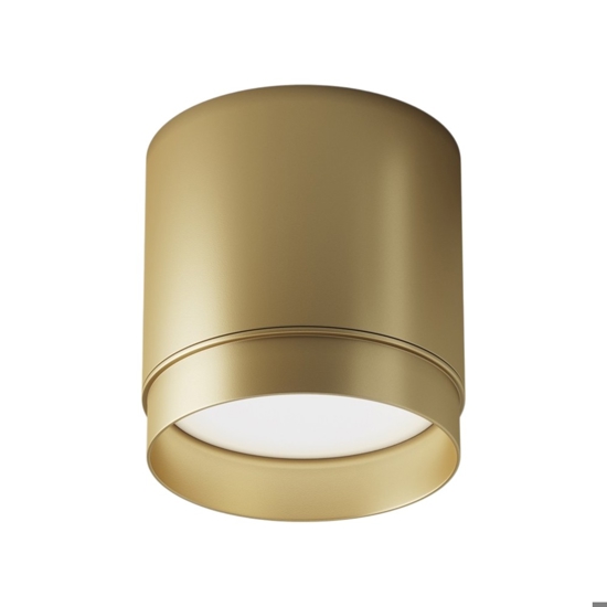 Faretto da soffitto oro cilindro maytoni polar