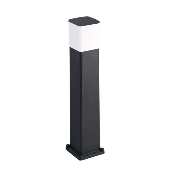 Top light como lampione da giardino nero anti corrosione