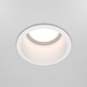 Faretto da incasso a soffitto metallo bianco tondo maytoni reif