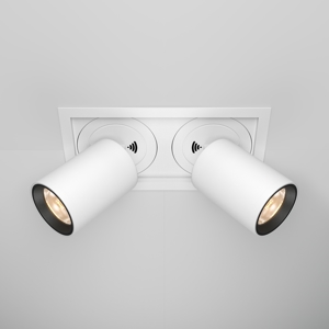 Faretti a cestello da incasso hidden bianco 2 luci led 20w 3000k 220v maytoni