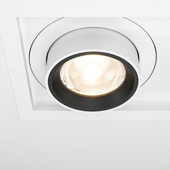 Faretti a cestello da incasso hidden bianco 2 luci led 20w 3000k 220v maytoni