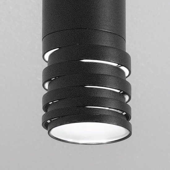 Lampada a sospensione cilindro di nero gea luce emily