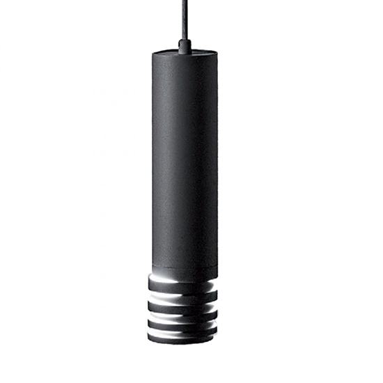 Lampada a sospensione cilindro di nero gea luce emily