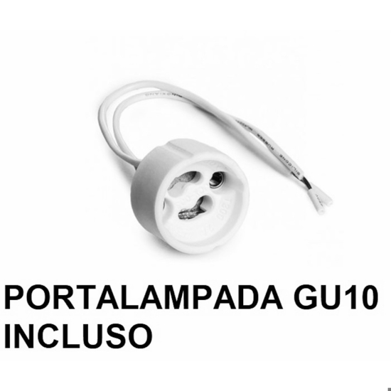 Faretto rotondo orientabile da incasso soffitto metallo bianco