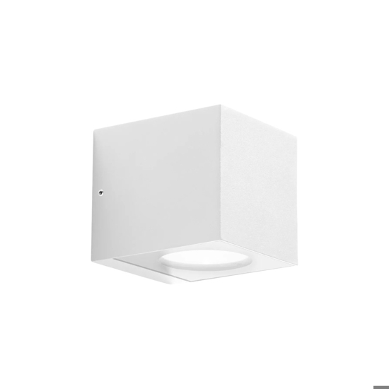 Gea luce applique da esterno ip65 bianca led 3000k