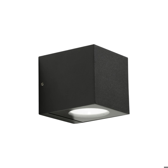 Applique da esterno gea luce ip65 antracite led 4000k