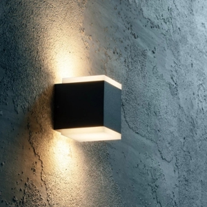 Applique da esterno ip65 antracite led cct gea luce