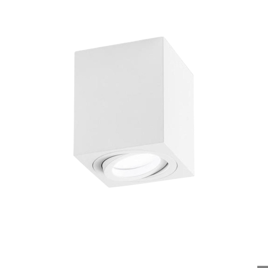 Gea luce notus faretto bianco da soffitto orientabile