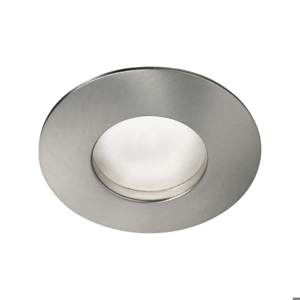 Faretto da incasso da bagno grigio nickel rotondo gea luce