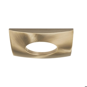Faretto da incasso a soffitto quadrato brunito da bagno gea luce