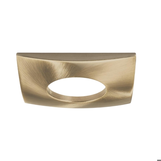 Faretto da incasso a soffitto quadrato brunito da bagno gea luce