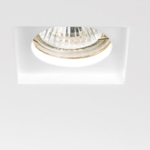 Faretto in gesso quadrato da incasso gea luce horus