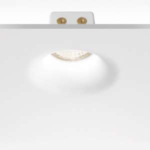 Gea luce heli faretto in gesso da incasso rotondo