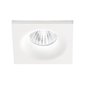 Faretto da incasso led gaia gea luce 4w 4000k bianco quadrato