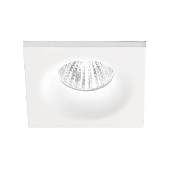Faretto da incasso led gaia gea luce 4w 4000k bianco quadrato