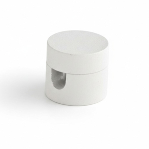 Decentratore in metallo bianco gea luce