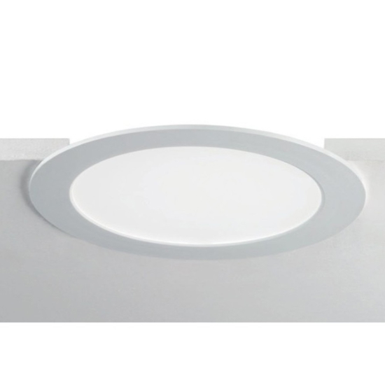 Faretto da incasso led 12w 3000k bianco rotondo