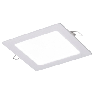 Faretto da incasso led quadrato bianco a soffitto 220-240v 6w 4000k