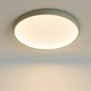 Gea luce krizia plafoniera 80 cm verde salvia led 3000k 4000k