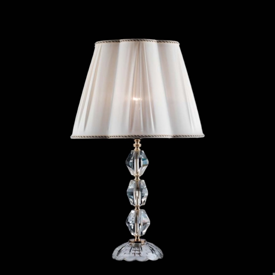 Ondaluce lampada da tavolo per soggiorno cristallo classica