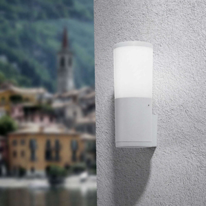 Top light applique da esterno loano bianca anti corrosione