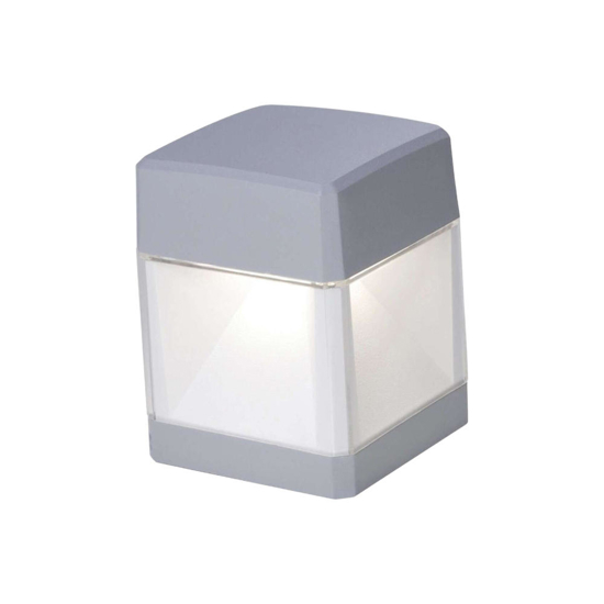 Lodi top light grigio applique da esterno giardino ip55