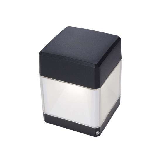 Top light applique lodi nera da esterno anti ruggine ip55